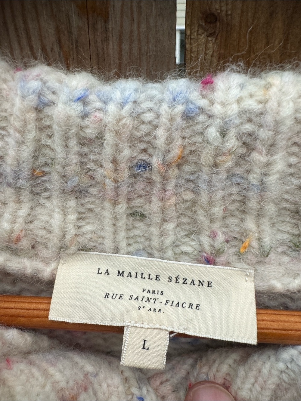 Sezane luc alpaca jumper - Picture 3 of 7